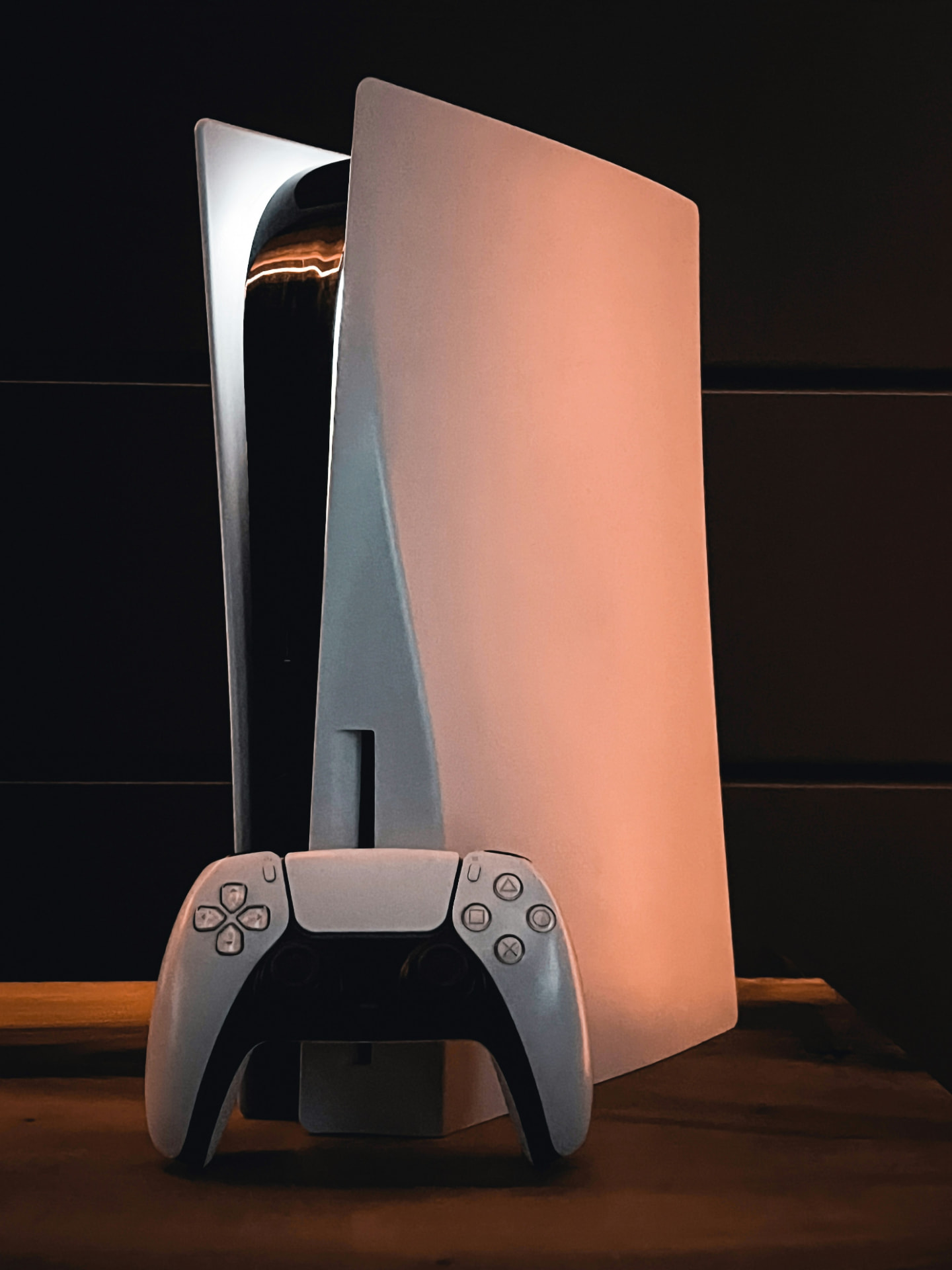 A PlayStation console opened for cleaning and thermal service