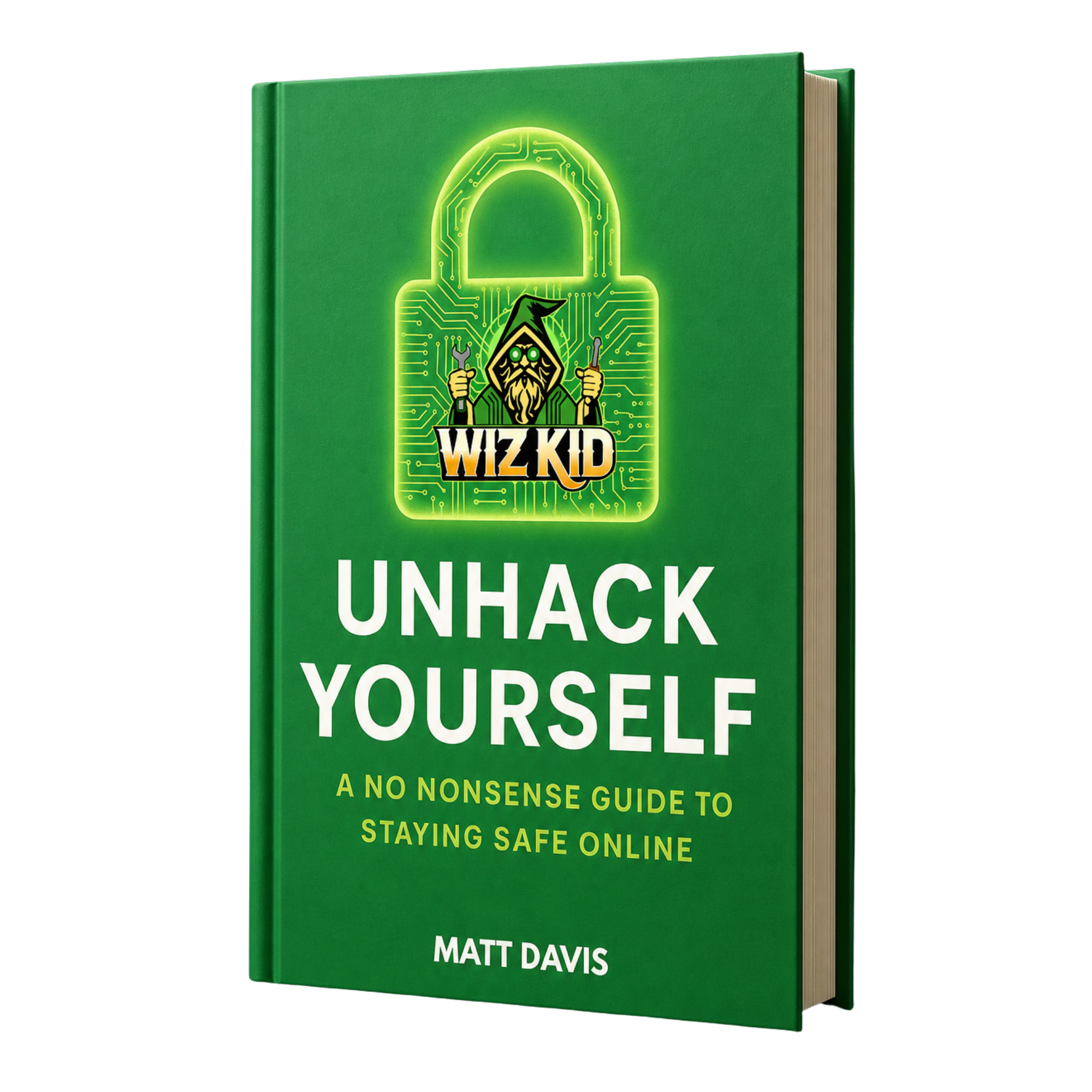 Unhack Yourself book cover by Matt Davis